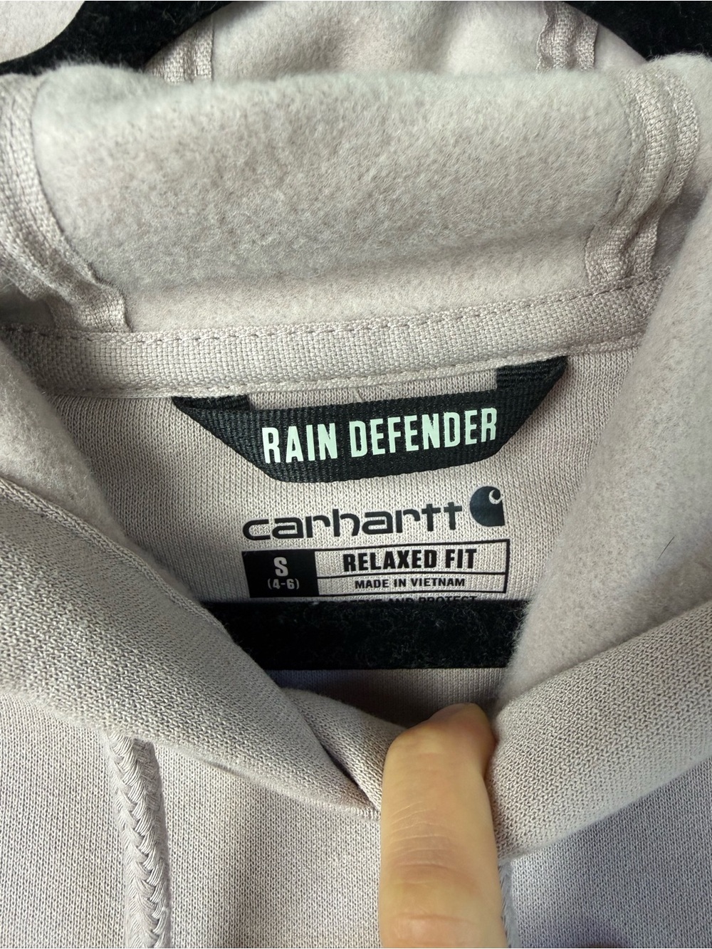 Carhartt Rain Defender hooded sweatshirt - Picture 5 of 5
